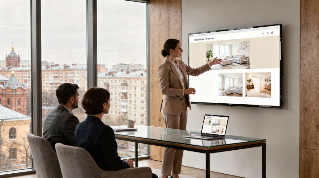 Первые демо-лендинги для агентств недвижимости внутри секции Business & Agency