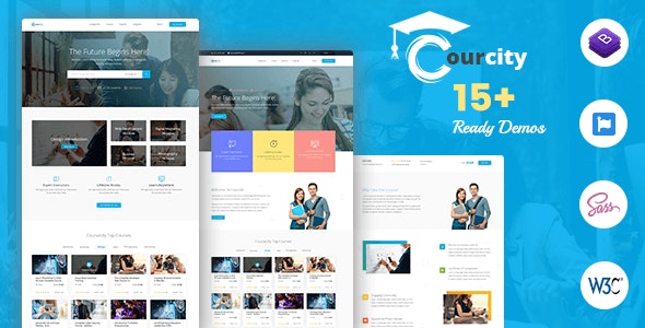 Online Course HTML Template For Education