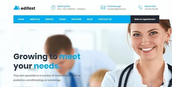 Bootstrap4-Medical-Template